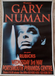 Gary Numan 2006 Jagged Tour Venue Poster  Portsmouth